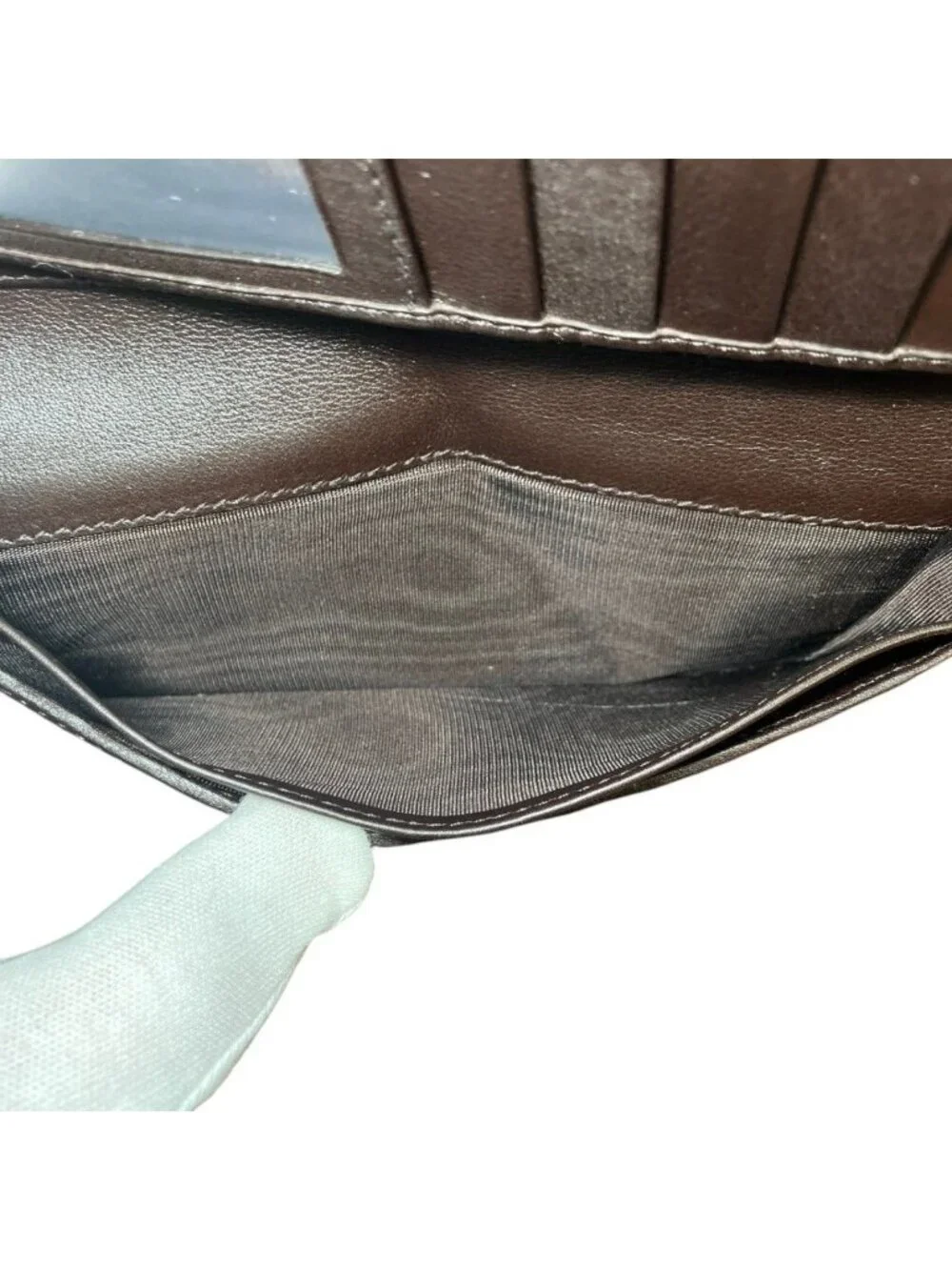 Gucci Guccissima Bifold Wallet Calf Leather Nylon
